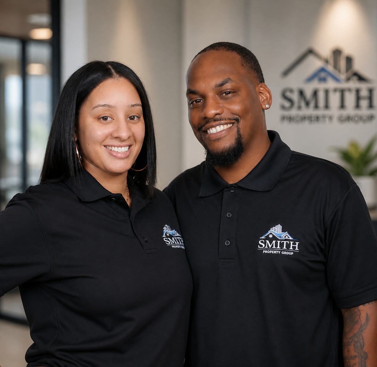 Anthony and Tanekqua Smith, REALTORS with Smith Property Group
